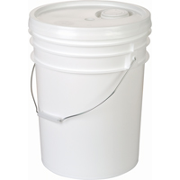 Pail With Gasket Lid, Plastic, 20 L CC432 | King Materials Handling