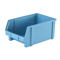 Plastibox<sup>®</sup> Parts Bin, 8-1/10" W x 6" H x 12-4/5" D, Blue CD236 | King Materials Handling