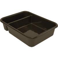 All-Purpose Compartmentalized Storage Tub, 5" H x 15" D x 20" L, Plastic, Brown CG219 | King Materials Handling