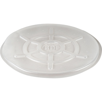 Protective Drum Lids, Open Top, Fits: 55 US gal (45 imp. gal.), Clear DA117 | King Materials Handling