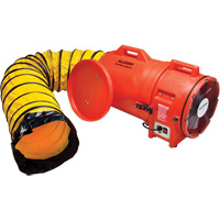 Blower with Canister & Ducting, 1 HP, 1842 CFM EB262 | King Materials Handling