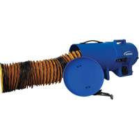 8" Air Blower with 15' Ducting & Canister, 1/4 HP, 816 CFM EB537 | King Materials Handling