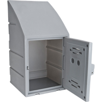 Locker, 15" x 15" x 31", Grey, Assembled FC691 | King Materials Handling