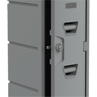 Locker, 12" x 15" x 36", Grey, Assembled FC693 | King Materials Handling