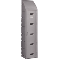 Locker, 15" x 18" x 73", Grey, Assembled FC695 | King Materials Handling