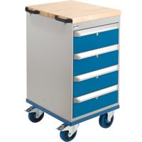 Mobile Cabinet Benches- Assembly Kits, Single FH407 | King Materials Handling