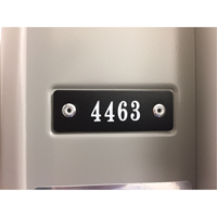 Locker Plate Numbers FL639 | King Materials Handling