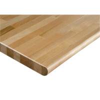 Dessus d'établi en bois dur, 72" la x 30" p, Bordure Arrondi, Épaisseur 1-1/4" FM935 | King Materials Handling