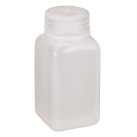Easy-Grip Space-Saver Bottles, Square, 6 oz., Plastic HB015 | King Materials Handling