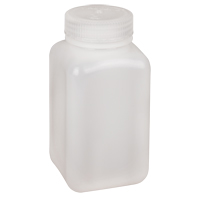 Easy-Grip Space-Saver Bottles, Square, 16 oz., Plastic HB017 | King Materials Handling