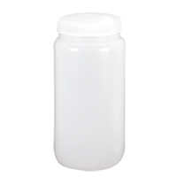 Wide-Mouth Bottles, Round, 1 gal., Plastic HB038 | King Materials Handling