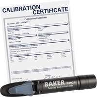 Refractometer with ISO Certificate, Analogue (Sight Glass), Salinity IC777 | King Materials Handling