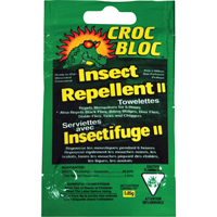 6-hr Insect Repellent , 30% DEET, Towelette, 5.58 g JA178 | King Materials Handling