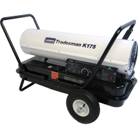 Tradesman<sup>®</sup> Forced Air Heater, Fan, Kerosene, 175,000 BTU/H JG959 | King Materials Handling