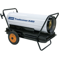 Tradesman<sup>®</sup> Forced Air Heater, Fan, Kerosene, 400,000 BTU/H JG961 | King Materials Handling