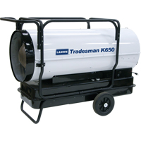 Tradesman<sup>®</sup> Forced Air Heater, Fan, Kerosene, 650,000 BTU/H JG962 | King Materials Handling
