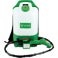 Victory Electrostatic Backpack Sprayer, 8.5 L Tank, 16.8 V JM082 | King Materials Handling