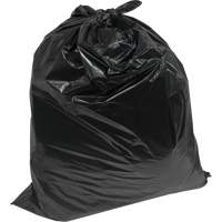 Industrial Garbage Bags, Utility, 20" W x 22" L, 0.64 mils, Black, Open Top JM669 | King Materials Handling