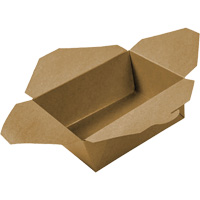Kraft Take Out Food Containers, Corrugated, Recantgular JP923 | King Materials Handling