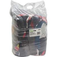 Recycled Material Wiping Rags, Fleece, Mix Colours, 25 lbs. JQ109 | King Materials Handling