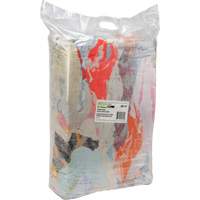 Recycled Material Wiping Rags, Terrycloth, Mix Colours, 25 lbs. JQ112 | King Materials Handling