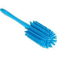 Medium Brush with Handle, Stiff Bristles, 17" Long, Blue JQ184 | King Materials Handling