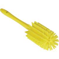 Medium Brush with Handle, Stiff Bristles, 17" Long, Yellow JQ187 | King Materials Handling
