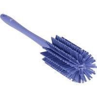Medium Brush with Handle, Stiff Bristles, 17" Long, Purple JQ189 | King Materials Handling