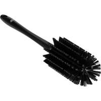 Medium Brush with Handle, Stiff Bristles, 17" Long, Black JQ190 | King Materials Handling
