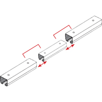 Curtain Partition Track Splicer KB029 | King Materials Handling