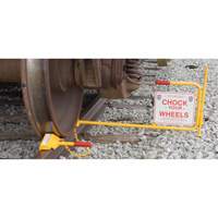 Single Rail Chock With Flag Rail Combo KH984 | King Materials Handling