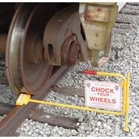Flag Rail Chock KH985 | King Materials Handling