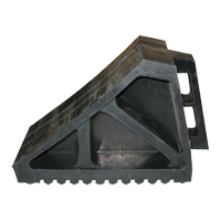 Cale de roue, 10-5/8" x 7" x 4-1/2", Noir KI231 | King Materials Handling
