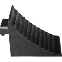 Wheel Chock, 9-3/4" x 7-1/4" x 7-3/4", Black KI254 | King Materials Handling