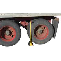 Ergo Handle Wheel Chock, 9-1/4" x 8" x 6", Black KI275 | King Materials Handling