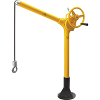Tall Industrial Lifting Device with Bolt-Down Base, 500 lbs. (0.25 tons) Capacity LS952 | King Materials Handling