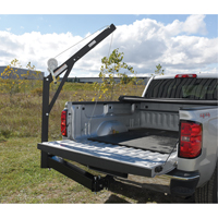 Grue à flèche pour camion montée sur barre d''attelage, Capacité de 600 lb (0,3 tonne), Limite de 84-5/8" LU493 | King Materials Handling