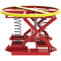 Pallet Pal<sup>®</sup> 360 Spring Level Loader, 43-5/8" L x 43-5/8" W, 4500 lbs. Cap. MF108 | King Materials Handling