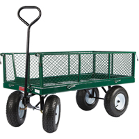 Wagons With Fold-Down Racks, 24" W x 48" L, 800 lbs. Capacity MH238 | King Materials Handling