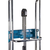 Hydraulic Platform Lift Stacker, Foot Pump Operated, 880 lbs. Capacity, 60" Max Lift MN397 | King Materials Handling
