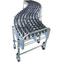 Nestaflex<sup>®</sup> Expandable/Flexible Conveyors, 18" W x 24' 8" L, 226 lbs. per lin. ft. Capacity MN877 | King Materials Handling