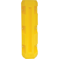 Slim Column Protector, 3" x 3" Inside Opening, 12" L x 12" W x 42" H, Yellow MO036 | King Materials Handling