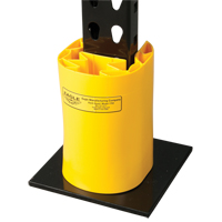 Polyethylene Rack Guard, 5" W x 6" L x 8" H, Yellow MO762 | King Materials Handling