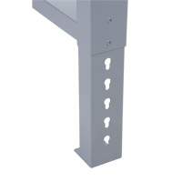 Industrial Duty Leg for Workbench, Steel, 30" D x 34" H, Single MO932 | King Materials Handling