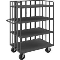 Open Portable Shelf Cart, 4 Tiers, 31-1/8" W x 57-1/2" H x 56-1/8" D, 3600 lbs. Capacity MO998 | King Materials Handling