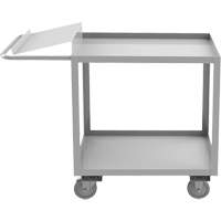 Industrial Grade Order Picking Cart, 39" H x 18-1/8" W x 45" D, 2 Shelves, 1200 lbs. Capacity MP002 | King Materials Handling