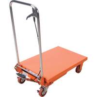 Hydraulic Scissor Lift Table, 27-1/2" L x 17-3/4" W, Steel, 330 lbs. Capacity MP005 | King Materials Handling