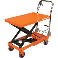 Hydraulic Scissor Lift Table, 32" L x 19-3/4" W, Steel, 660 lbs. Capacity MP006 | King Materials Handling