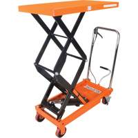 Hydraulic Scissor Lift Table, 35-3/4" L x 19-3/4" W, Steel, 770 lbs. Capacity MP007 | King Materials Handling