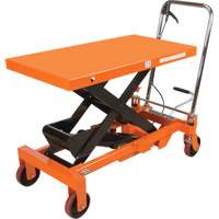 Hydraulic Scissor Lift Table, 39-1/2" L x 20" W, Steel, 1650 lbs. Capacity MP010 | King Materials Handling